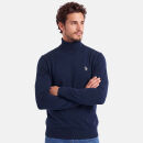 U.S. POLO ASSN. Herren Turtleneck Pullover P-065 Navy-Beige Größe S - Gr.S