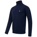 U.S. POLO ASSN. Herren Turtleneck Pullover P-065 Navy-Beige Größe S - Gr.S
