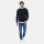 U.S. POLO ASSN. Herren Roundneck Pullover Zopfmuster P-066 Navy-Beige Größe S - Gr.S