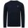 U.S. POLO ASSN. Herren Roundneck Pullover Zopfmuster P-066 Navy-Beige Größe S - Gr.S