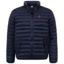 U.S. POLO ASSN. Herren Steppjacke P-068 Navy-Rot Größe L - Gr.L