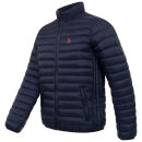 U.S. POLO ASSN. Herren Steppjacke P-068 Navy-Rot Größe L - Gr.L