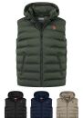 U.S. POLO ASSN. Herren Weste mit Kapuze P-069