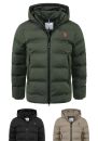 U.S. POLO ASSN. Herren Steppjacke mit Hoodie P-070