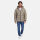 U.S. POLO ASSN. Herren Steppjacke mit Hoodie P-070 Beige-Navy Größe S - Gr.S