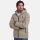 U.S. POLO ASSN. Herren Steppjacke mit Hoodie P-070 Beige-Navy Größe S - Gr.S
