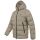 U.S. POLO ASSN. Herren Steppjacke mit Hoodie P-070 Beige-Navy Größe S - Gr.S
