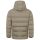 U.S. POLO ASSN. Herren Steppjacke mit Hoodie P-070 Beige-Navy Größe S - Gr.S