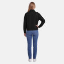 U.S. POLO ASSN. Damen Sweatshirt Halfzip P-072 Schwarz-Beige Größe L - Gr.L