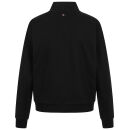 U.S. POLO ASSN. Damen Sweatshirt Halfzip P-072 Schwarz-Beige Größe L - Gr.L