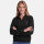 U.S. POLO ASSN. Damen Sweatshirt Halfzip P-072 Schwarz-Beige Größe L - Gr.L