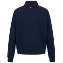 U.S. POLO ASSN. Damen Sweatshirt Halfzip P-072 Navy-Beige Größe S - Gr.S