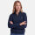 U.S. POLO ASSN. Damen Sweatshirt Halfzip P-072 Navy-Beige Größe S - Gr.S