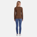 U.S. POLO ASSN. Damen T-Shirt Longsleeve P-074 Braun-Beige Größe XXL - Gr.2XL