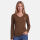 U.S. POLO ASSN. Damen T-Shirt Longsleeve P-074 Braun-Beige Größe XXL - Gr.2XL