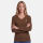U.S. POLO ASSN. Damen T-Shirt Longsleeve P-074 Braun-Beige Größe XXL - Gr.2XL