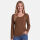 U.S. POLO ASSN. Damen T-Shirt Longsleeve P-075 Braun-Beige Größe L - Gr.L