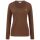 U.S. POLO ASSN. Damen T-Shirt Longsleeve P-075 Braun-Beige Größe L - Gr.L
