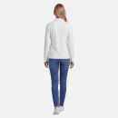 U.S. POLO ASSN. Damen Poloshirt Longsleeve P-076 Weiss-Beige Größe S - Gr.S