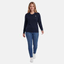 U.S. POLO ASSN. Damen Crewneck Pullover P-077 Navy-Beige Größe XXL - Gr.2XL