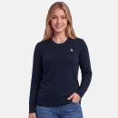 U.S. POLO ASSN. Damen Crewneck Pullover P-077 Navy-Beige Größe XXL - Gr.2XL
