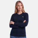 U.S. POLO ASSN. Damen Crewneck Pullover P-077 Navy-Beige Größe XXL - Gr.2XL