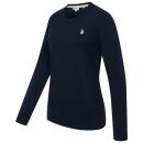 U.S. POLO ASSN. Damen Crewneck Pullover P-077 Navy-Beige Größe XXL - Gr.2XL