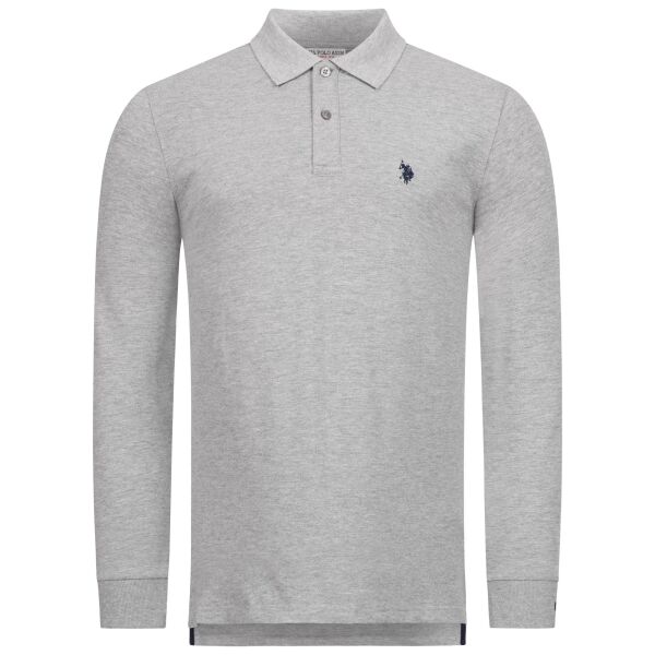 Grau Melange-Navy