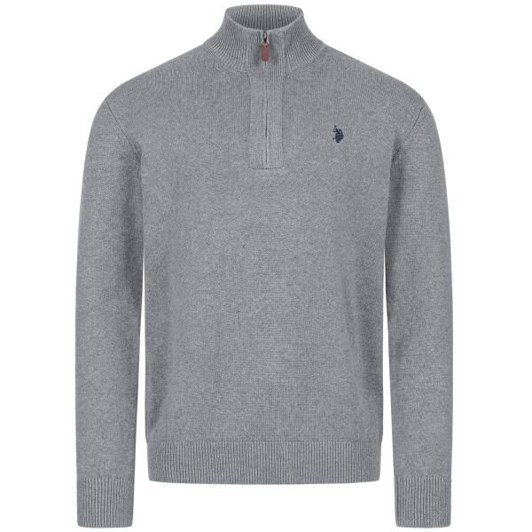 GrauMelange-Navy